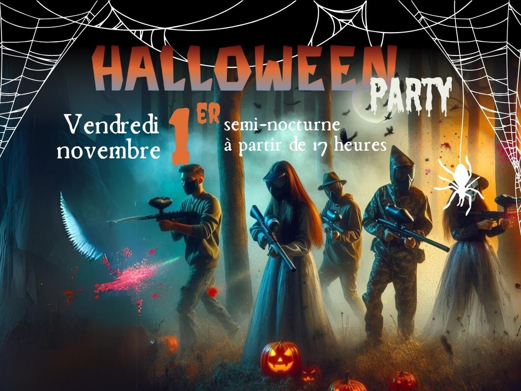 Lire la suite à propos de l’article PAINTBALL SEMI NOCTURNE 1ER NOVEMBRE